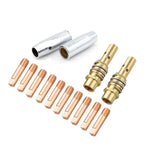 14PCS MIG Welding Kit Accessories Set 0.8mm Tips Gas Nozzles Diffusers