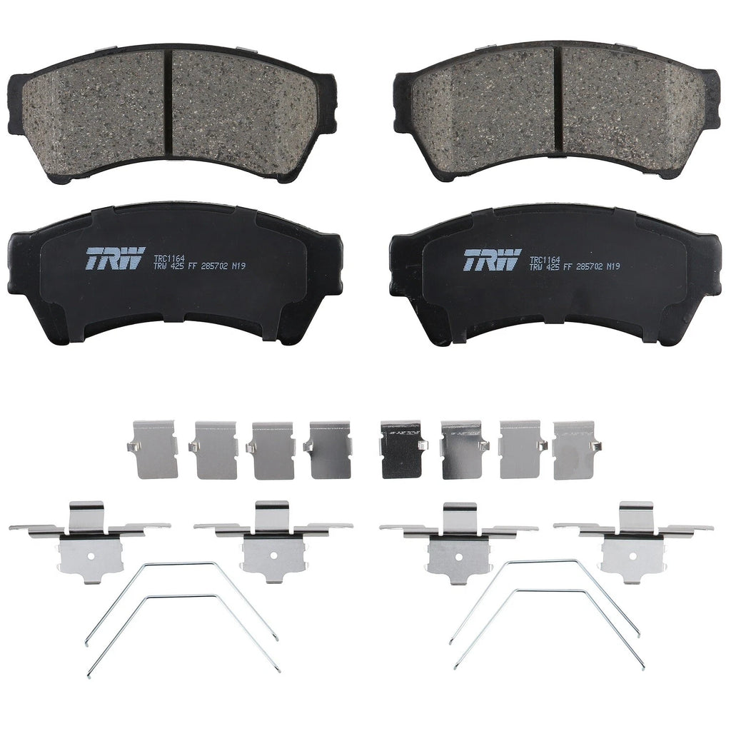 Front Brake Kit with 299mm Rotors & TRW Pro Ceramic Pads for Fusion MKZ Zephyr (2006–2012)