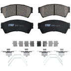 Front Brake Kit with 299mm Rotors & TRW Pro Ceramic Pads for Fusion MKZ Zephyr (2006–2012)
