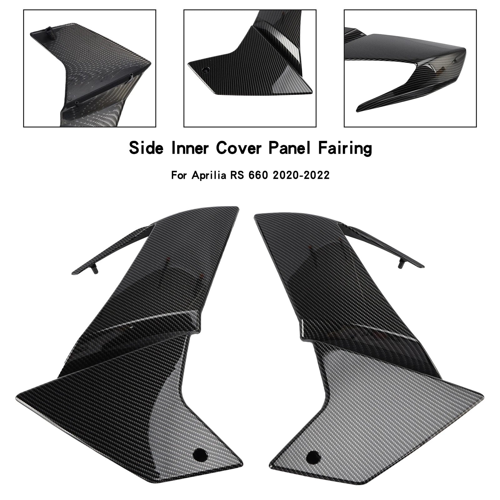 Carbon Side Frame Cover Panel Fairing Cowl for Aprilia RS 660 (2020–2024)