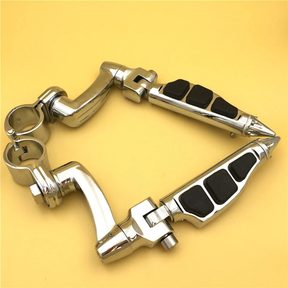 Chrome Stiletto Shape Foot Peg for Honda GoldWing VTX1300 Shadow Valkyrie (2001–2008)
