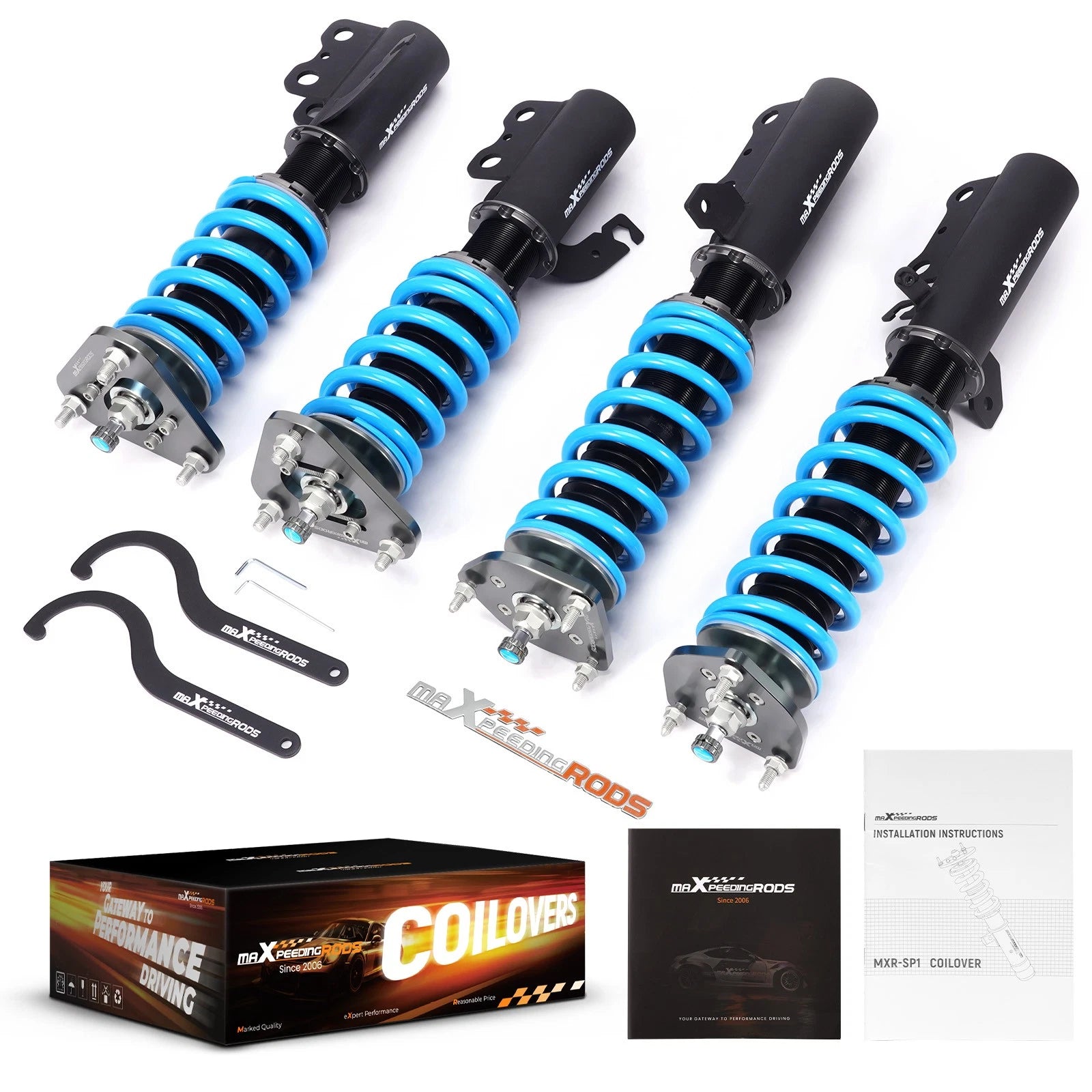 MaXpeedingrods COT6 Coilovers for Toyota Celica (1990–1993) 24 Way Damper
