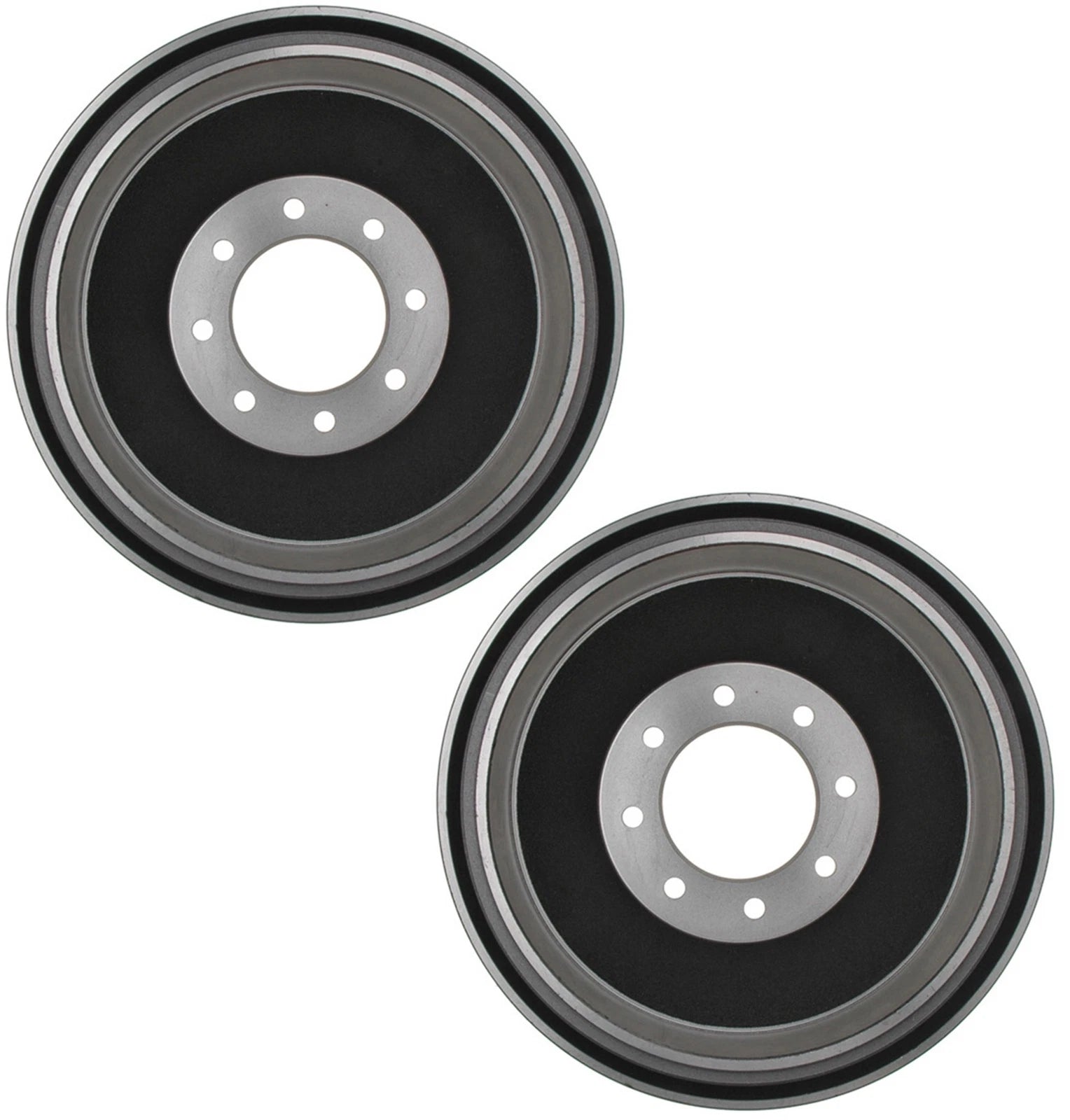 Set of 2 Rear Brake Drums for Chevy GMC K2500 (8600lb GVW)