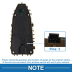 Front Driver Side Power Window Switch for Mercedes-Benz C300 C43 (2015-2021)