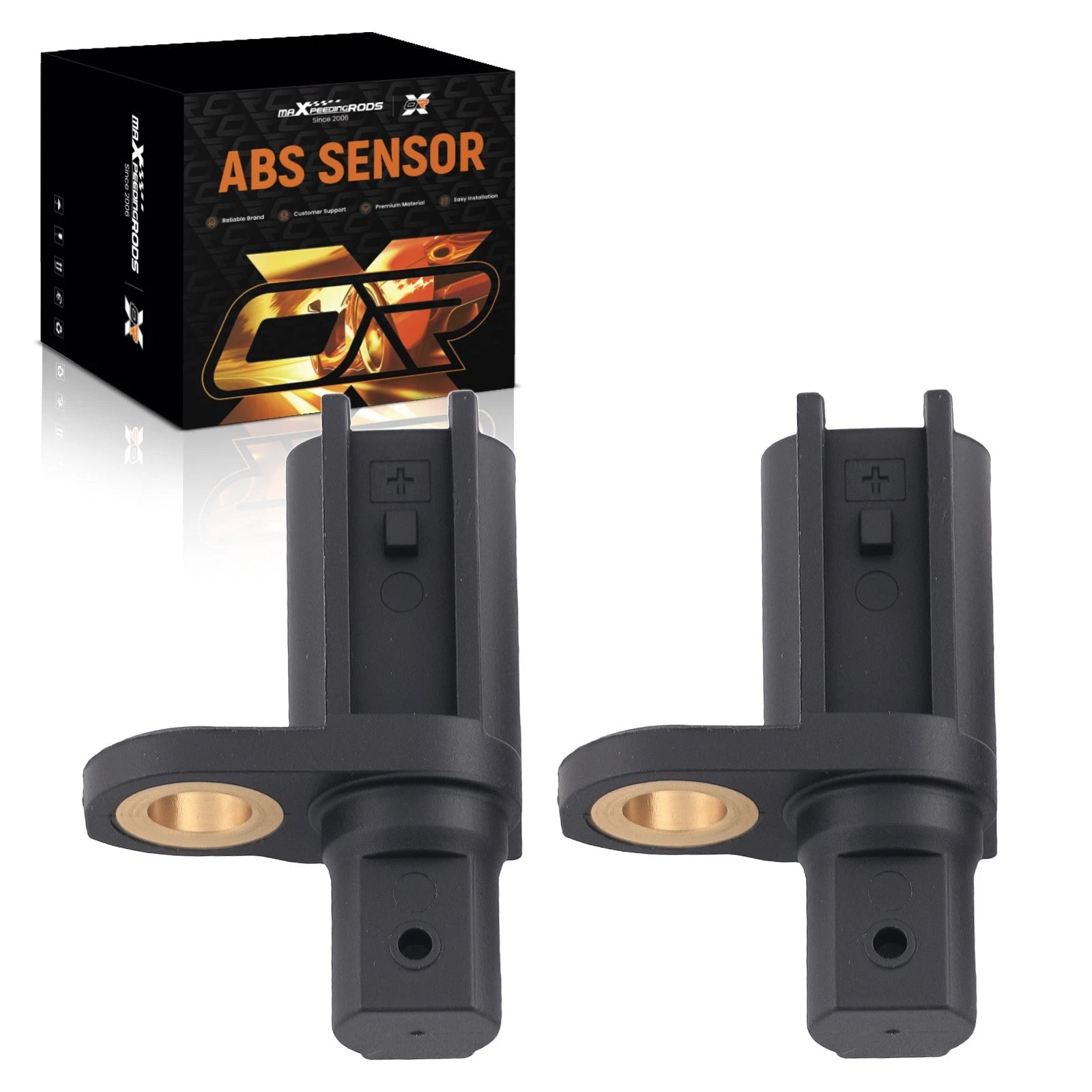 2X Rear ABS Wheel Speed Sensor for Ford Lincoln (2003–2006) 3M5T2B372BB 3M5T2B372BC