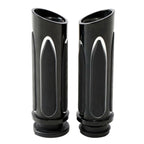 1'' 25mm CNC Electric Handle Bar Grips for Harley Touring Glide Softail Dyna