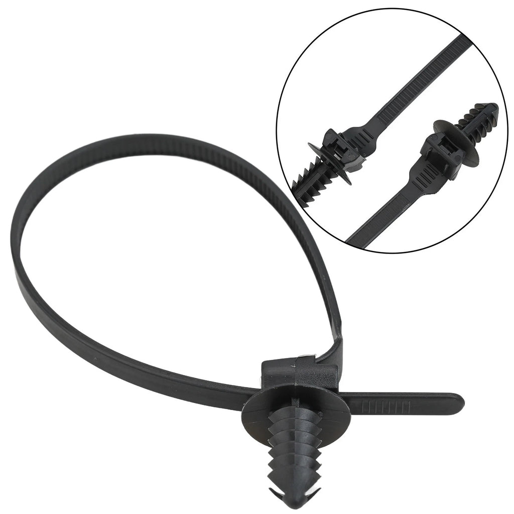 100 Piece Nylon Wire Tie Set for Universal Use