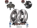 Front Brake Pad, Rotor & Wheel Hub Kit for Mazda Tribute (2001–2006)