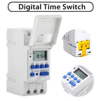 Digital LCD Power Programmable Timer Switch Relay for DIN Rail
