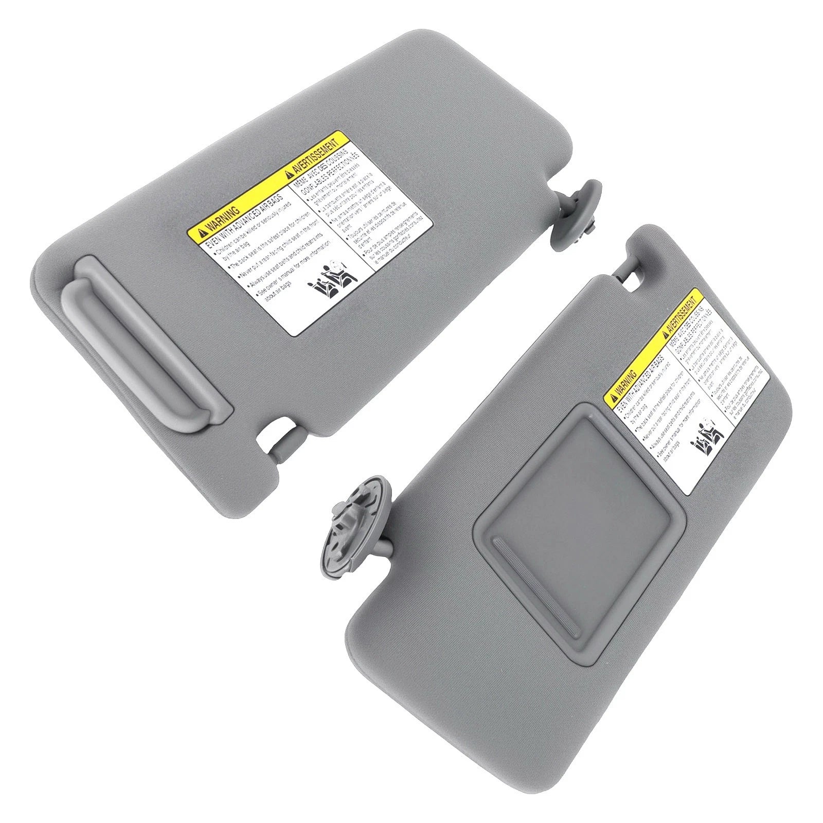 Pair Sun Visor for Toyota Tacoma (2005–2015) 74320-35C10-B0 Left + Right