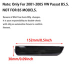 2X Smoked Lens Red LED Rear Side Marker Lights for VW Passat (2001–2005)