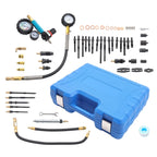 46Pcs Engine Cylinder Compression Leak Down Tester Set for Various Models