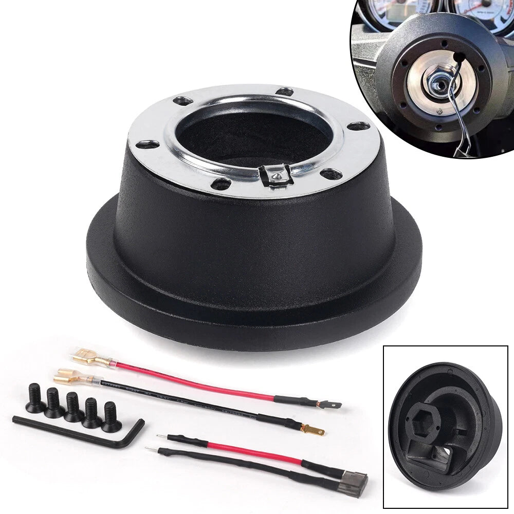 6 Bolt Steering Wheel Hub Quick Release Adapter for Ford Mustang Fiesta