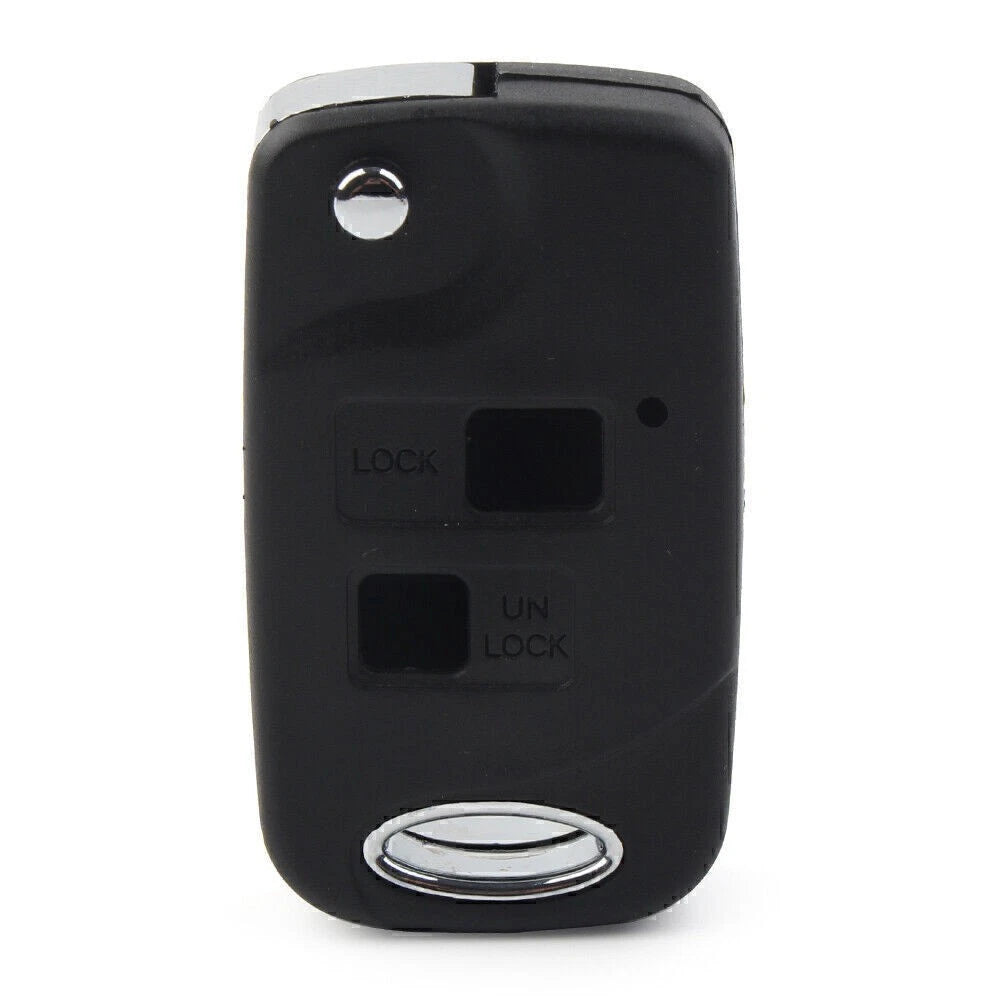 Flip Remote Key Shell Case Fob for Toyota Yaris Carina Corolla (TOY47)