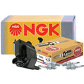 NGK HEI Ignition Coils & 4 Spark Plugs Kit for Chrysler Dodge Plymouth