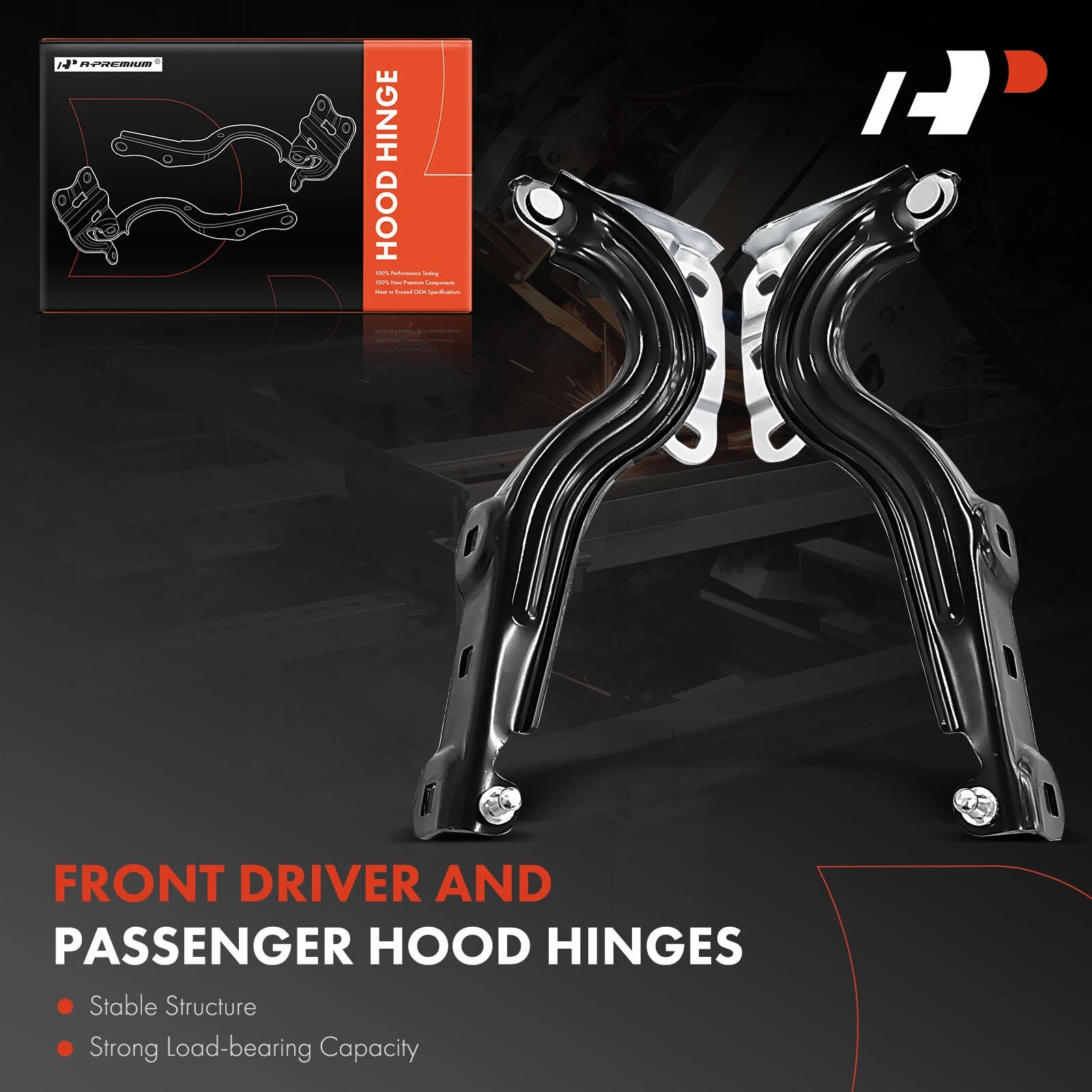 2Pcs Hood Hinge for Chevrolet Tahoe GMC Yukon (2000â2023)