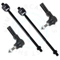 Set of 4 Tie Rod Ends for Ford Mustang (2005–2010)