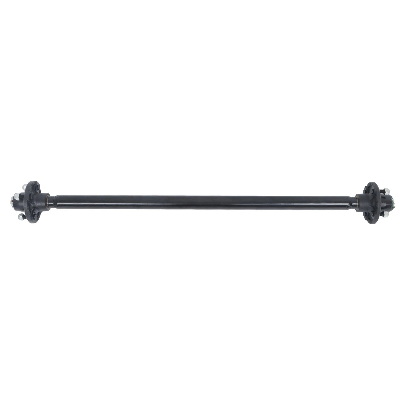 Set of 4 Trailer Axles for RVs Trucks (2000 lbs, 4 Lug, 44" Hub Face)