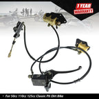Hydraulic Brake Caliper Set for 50cc 110cc 125cc Classic Pit Dirt Bike