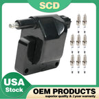 Ignition Coil & 8 Spark Plugs for Dodge Ram 1500 2500 3500 (2002–2023) UF198