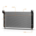 Aluminum Core Radiator for Silverado/Sierra 2500 3500 (2001–2002) DPI-2537