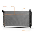 Aluminum Core Radiator for Silverado/Sierra 2500 3500 (2001–2002) DPI-2537