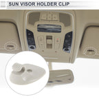 Sun Visor Holder Clip for Chrysler Sebring, Dodge Avenger (No. 1GW25DW1AA) Gray