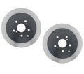 Set of 2 Solid Rear Disc Brake Rotors Dia 310mm for Toyota Lexus