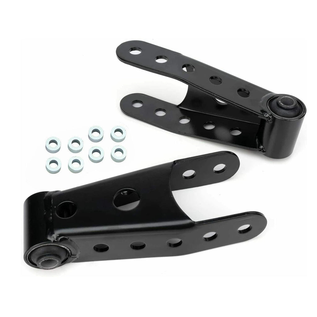 2"–3" Rear Lowering Drop Shackle Kit for Chevrolet Silverado 1500 (2007–2018)