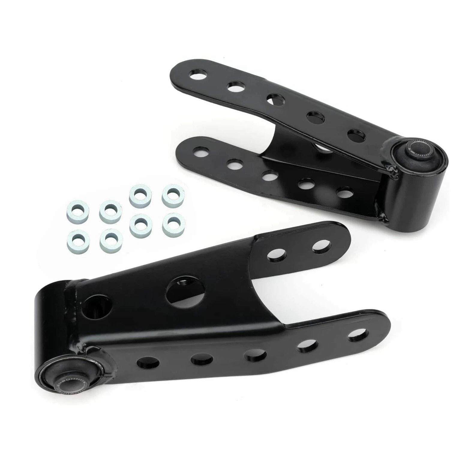 2"–3" Rear Lowering Drop Shackle Kit for Chevrolet Silverado 1500 (2007–2018)