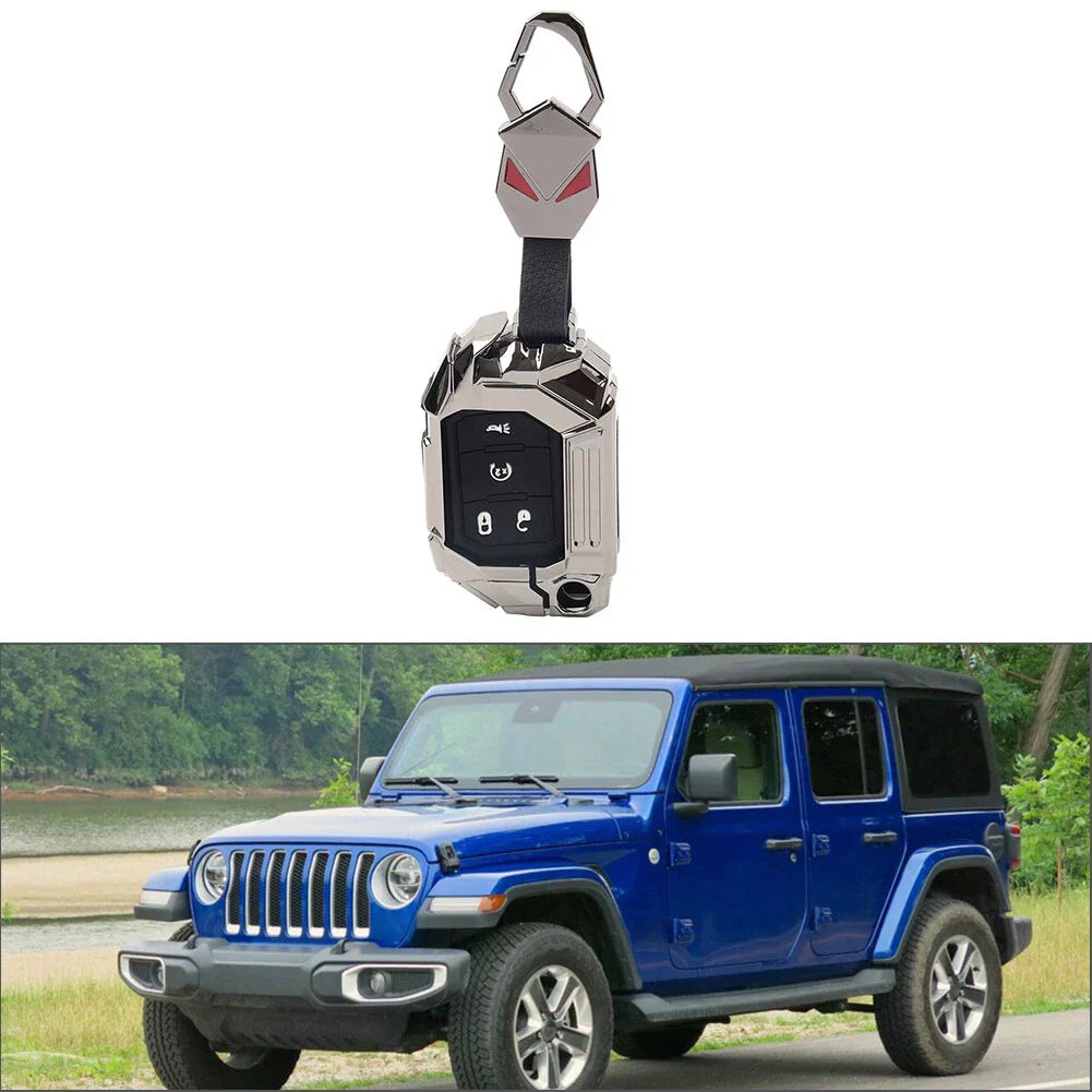 4-Button Remote Key Fob Cover Case for Jeep Gladiator (2020-2024)