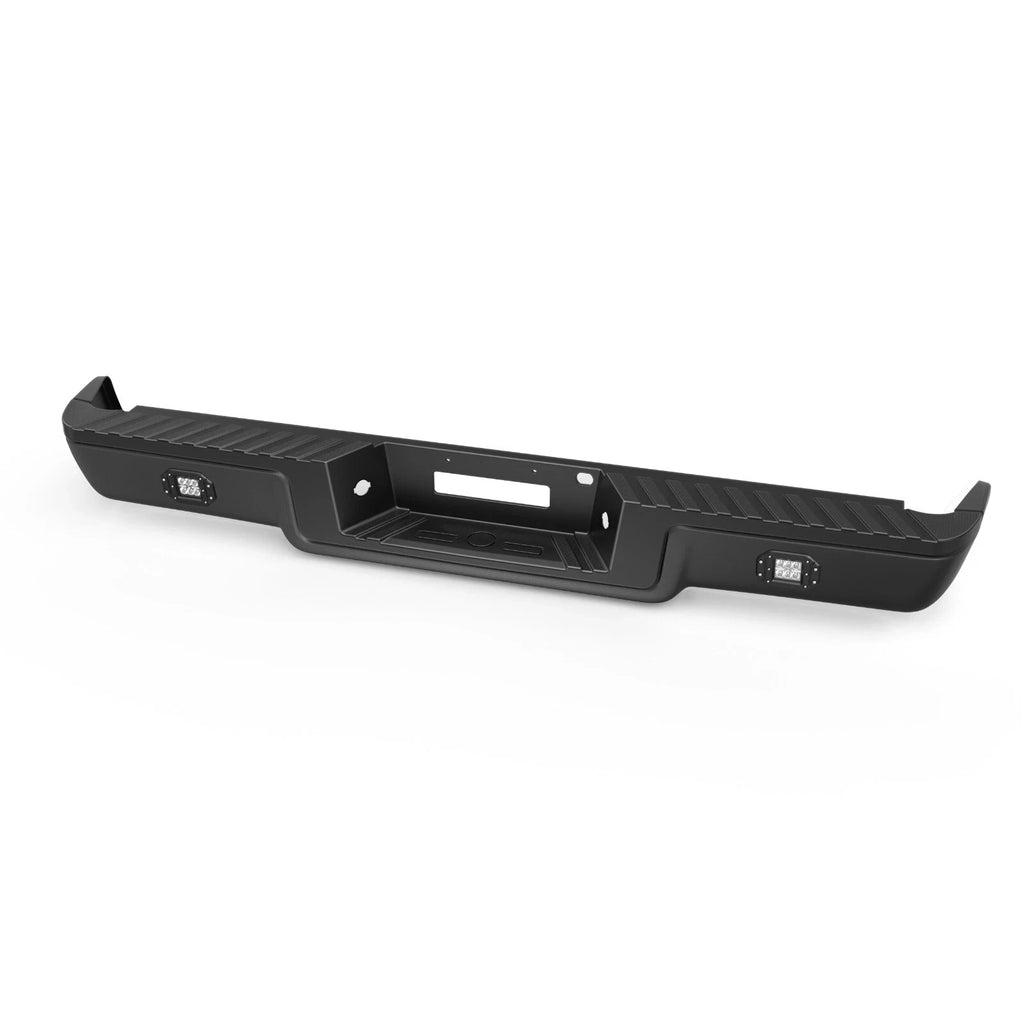 1pc Black Rear Step Bumper w/ Light for Ford F150 (2004–2006)
