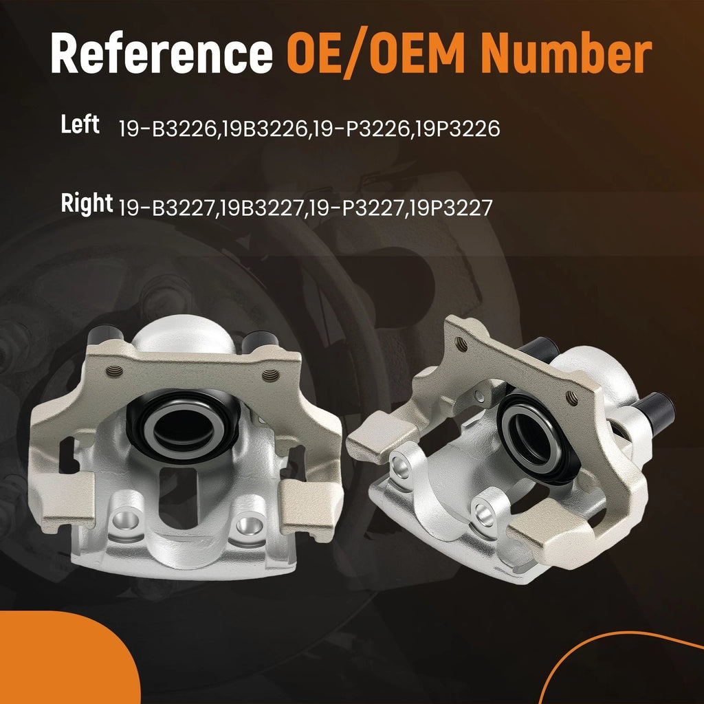 Front Brake Caliper Set for Ford Mustang (1965-1966)