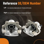Front Brake Caliper Set for Ford Mustang (1965-1966)