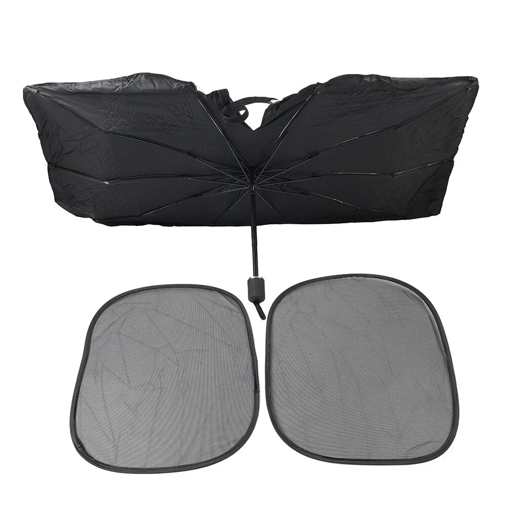 3 x Windshield Sun Shade Umbrella Front Window Cover Small Sizes