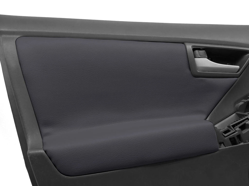 Front Armrest Door Panel Cover for Toyota Prius (2010–2015) Gray PVC Leather