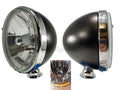 Crystal Headlights w 10 LED Amber Turn Signal for Black Dietz 7 Inch (2000–2000)