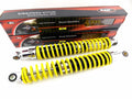 400mm Yellow/Chrome Rear Shock Absorbers for Honda XL125S