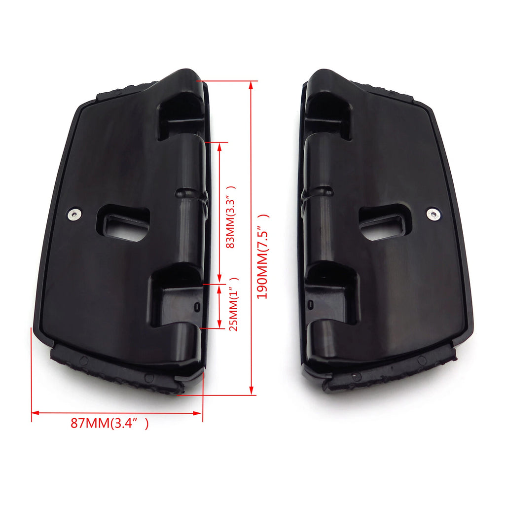 Front Rear Floorboard Kit for Harley Touring Road King (1986–2019)