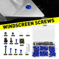 155pcs Blue Aluminum Fairing Bolts Kit M5/M6 for Suzuki GSXR600/750/1000 (2001–2023)
