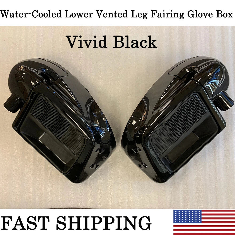Lower Vented Leg Fairing Glove Box for Harley Touring (2014–2025)