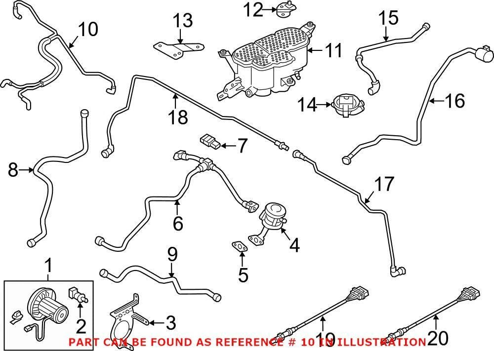 Genuine OEM Vacuum Hose 06E133773BR for VW Audi (2006–2023)