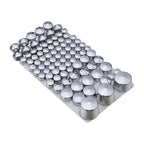 Chrome Bolt Toppers Caps for Harley Softail Twin Cam (1984–2006)