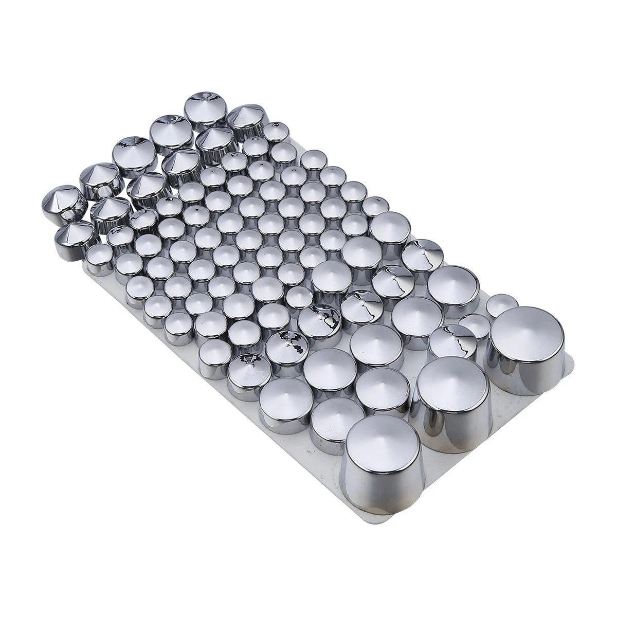 Chrome Bolt Toppers Caps for Harley Softail Twin Cam (1984–2006)