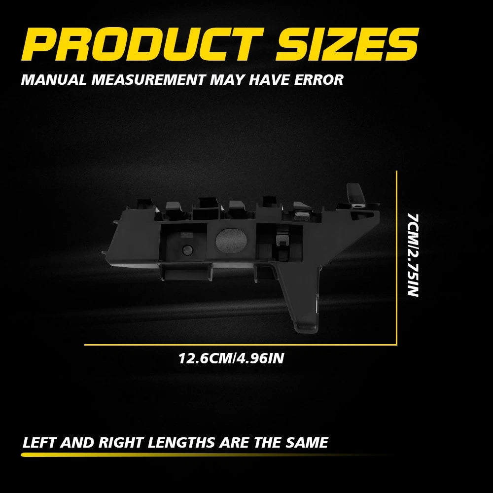 2X Front Bumper Retainer Brackets for Honda Civic (2022–2023)