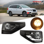 Set of 2 Bumper Fog Lights for Nissan Pathfinder (2017–2020)