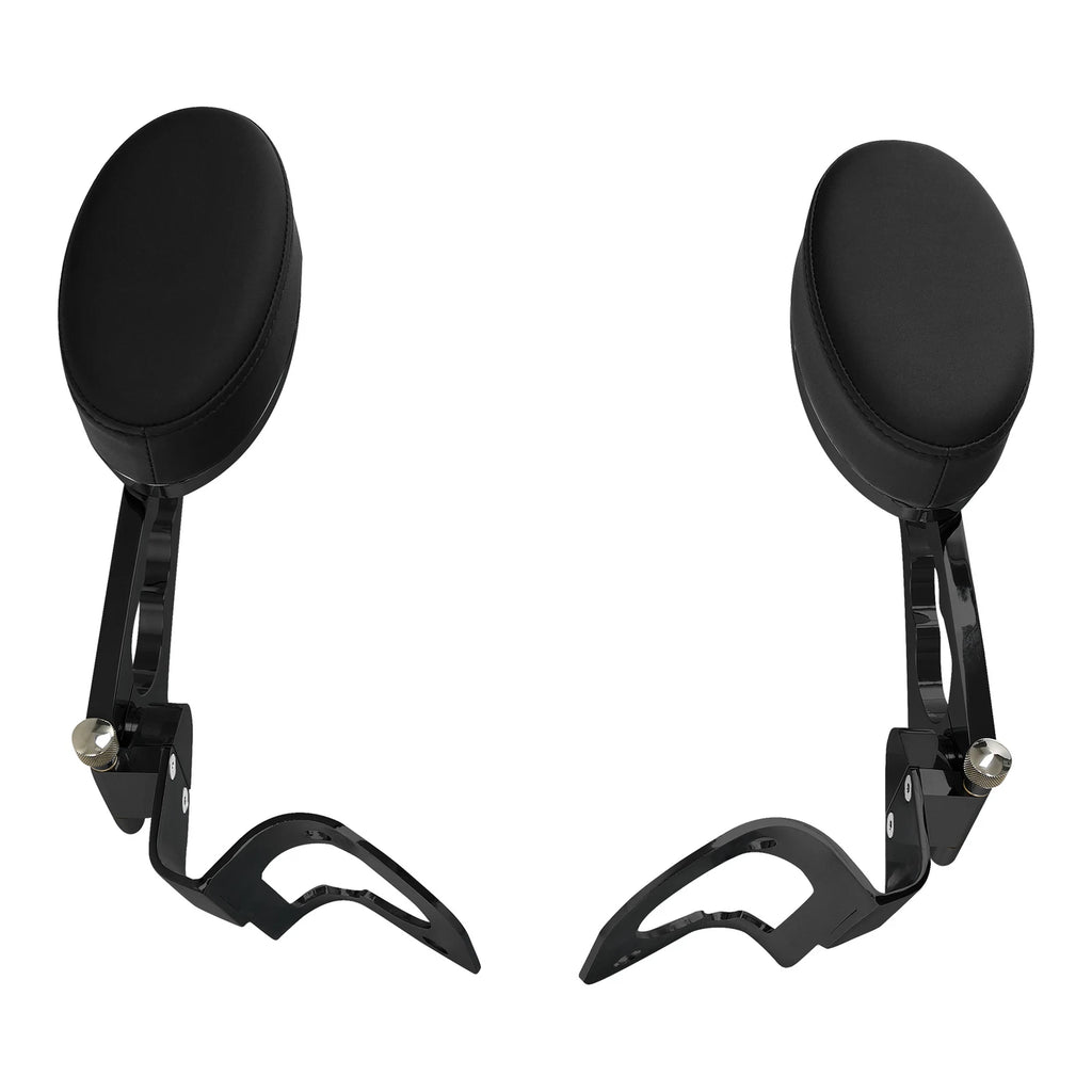 Adjustable Black Passenger Armrests for Harley Electra Street Glide (2014–Up)