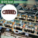 Set of 5 Oil Seal Rotary Shaft Seal FKM Rubber 26x38x7mm