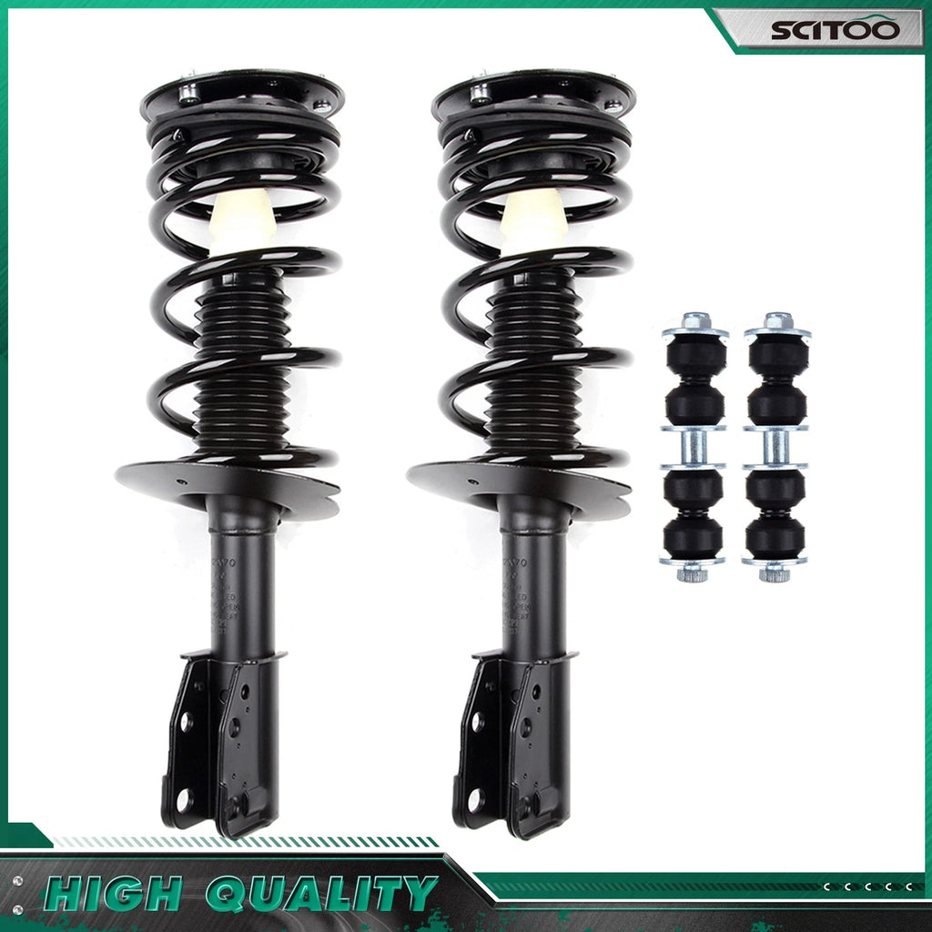 Front Struts & Sway Bar Links for Chevy Cavalier Pontiac Sunfire (1999–2005)