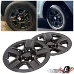 Set of 4 Black Wheel Hub Caps for Toyota RAV4 (2006–2012)